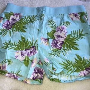 Place sea grove girls shorts size16 plus size tropical, 100 % cotton